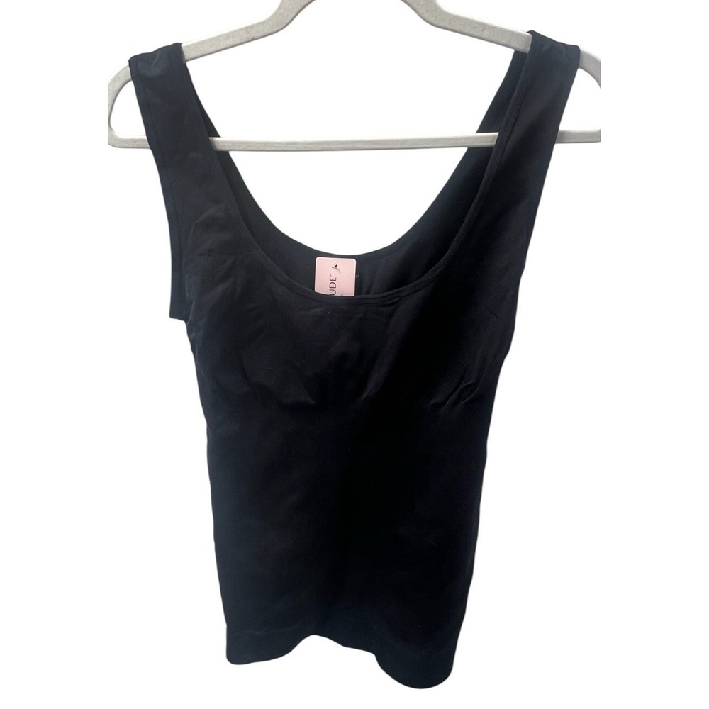 Nearly Nude  Seamless Shaping Cami Tank Top Black Size XL New With tags
